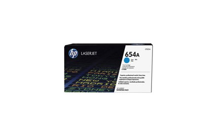 HP 654A - Cian - original cartucho de toner