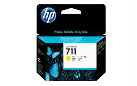 HP 711 Yellow - Cartucho de tinta - CZ132A