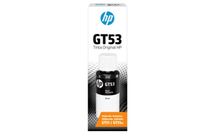 Botella de Tinta HP GT53 Negra - 1VV22AA