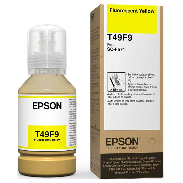 Epson T49F - Amarillo fluorescente - original - T49F920